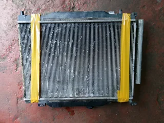 Mazda 2 radiator and condenser,