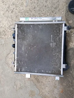 Renault kind set of radiator fan and condenser,