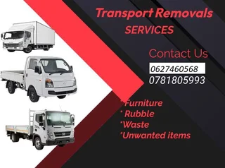 Transport removal services ,Furniture,Rubble,Waste and Unwanted items