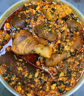 Egusi Soup, Fried Stew, Jollof Rice and Fried Rice