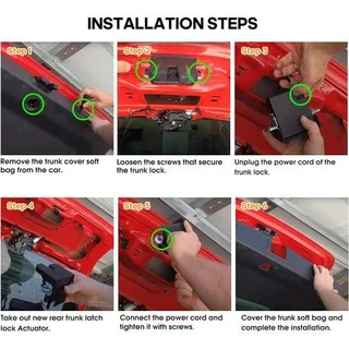 Boot Lock Mechanism Rear Trunk Hatch Boot Lid Lock Latch Compatible with VW