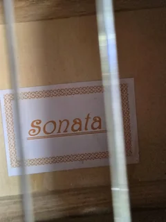 Sonata Acoustic Guitar with carry bag, both in very good condition.