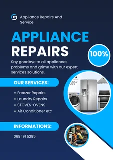 Fridges, Washing Machine, Dishwasher, Aircons Repairs And Service 068 191 5286