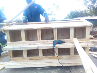 Chicken nestin boxes