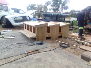 Chicken nesting boxes