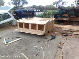 Chicken nesting boxes