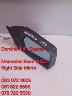Mercedes Benz W123 Right Side Mirror For Sale