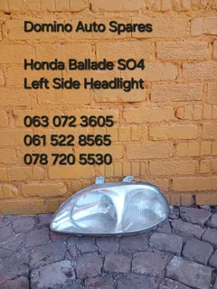 Honda Ballade Left Side Headlight For Sale