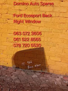 Ford Ecosport Back Right Window For Sale
