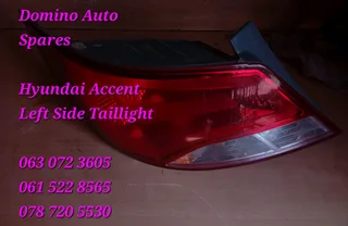 Hyundai Accent Left Side Taillight For Sale