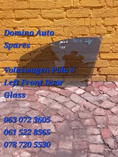 Volkswagen Polo 6 Left Front Door Glass For Sale
