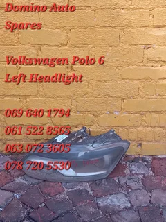 Volkswagen Polo 6 Left Headlight For Sale