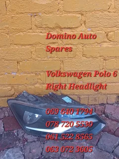 Volkswagen Polo 6 Right Side Headlight For Sale