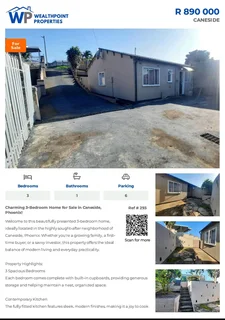 3 Bedroom Semi detached Simplex for sale in Caneside Phoenix