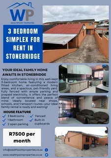3 Bedroom House for Rent in Stonebridge Phoenix