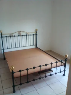 Queen size , Iron bed/ ONLY ,no mattress