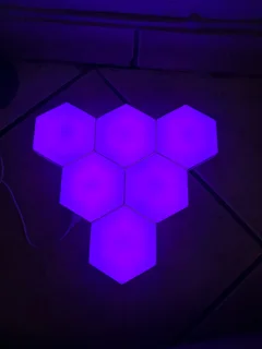 6 piece hexagon led lights
