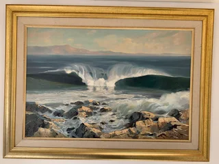 Seascape painting by Tony de Freitas