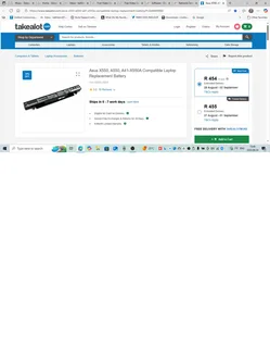 New ASUS Battery and Charger for ASUS X550 and compatible laptops