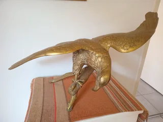 Solid Brass Eagle Ornament