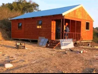 Wooden and nutec houses