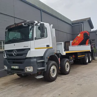 2016 Mercedes-Benz Axor 3535 Twin Steer Crane Truck Automatic