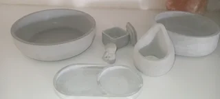 Handmade Stone Home Decor Set - Unique & Timeless Pieces