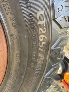 Land rover spare wheel