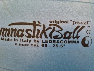 Exercise ball (&#34;Gymnastik Ball&#34;)