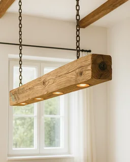 Rustic Wooden Light