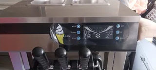Ice cream machine , 3 flavours, floor standing