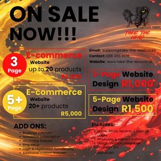 Website Design & E-commerce Services | From R1,000