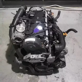 BXE 1.9 TDI Diesel Engine for VW Golf 5 and Jetta 5, Includes Turbo, Injectors and Alternator