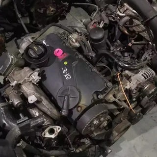 Audi A4 and A6 2.0 TDI Diesel Engine BKE with Throttle Body, Ignition Coils and Flywheel Assembly