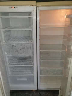 Stand alone side by side fridge  freezer