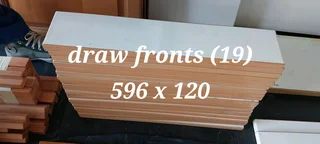 Hardwood wrap doors for kitchen