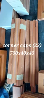 Hardwood wrap doors for kitchen