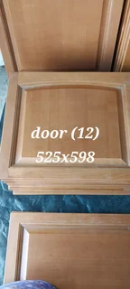 Hardwood wrap doors for kitchen