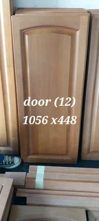 Hardwood wrap doors for kitchen