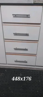 Hardwood wrap doors for kitchen