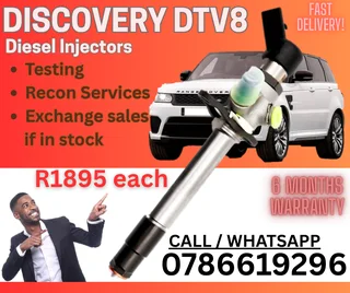 Discovery Dtv8 Diesel Injectors For Sale