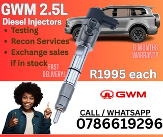 GWM 2.5L Diesel injectors for sale