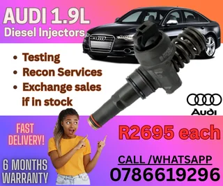 AUDI 1.9L Diesel injectors for sale