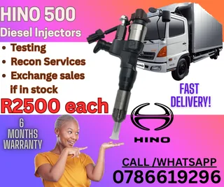 HINO 500 Diesel injectors for sale