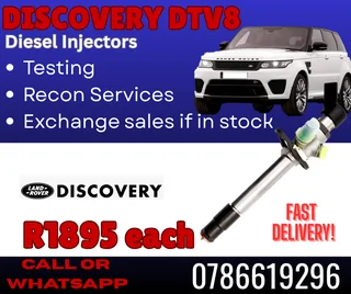 Discovery Dtv8 Diesel Injectors For Sale