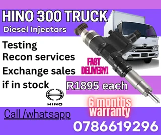 Hino 300 Truck Diesel Injector For Sale