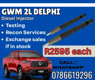Gwm 2l Delphi Diesel Injector For Sale
