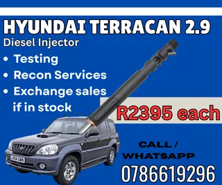 Hyundai Terracan 2.9 Diesel Injector For Sale