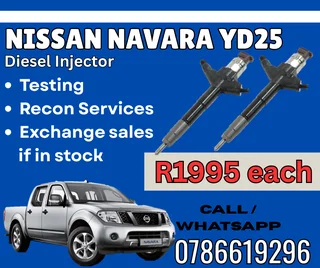 Nissan Navara Yd25 Diesel Injector For Sale