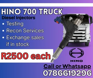 Hino 700 Truck Diesel Injector For Sale